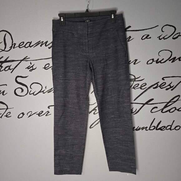 Ann Taylor Loft Marisa Stretch Pant Trousers, Cool Gray, 0 - Picture 1 of 6